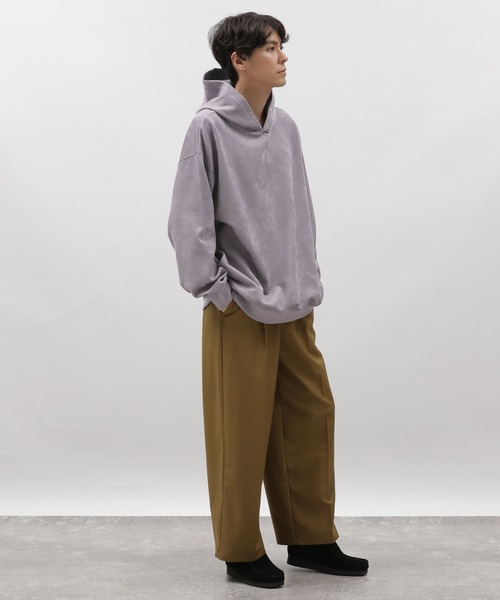 LAKOLE（ラコレ）の「スエードプルパーカー / 969938（パーカー・メンズ・ベージュ/グレー/ピンク/パープル・X-LARGE/SMALL/MEDIUM/LARGE）」の7枚目の写真