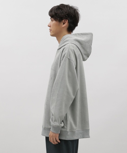 LAKOLE（ラコレ）の「スエードプルパーカー / 969938（パーカー・メンズ・ベージュ/グレー/ピンク/パープル・X-LARGE/SMALL/MEDIUM/LARGE）」の10枚目の写真