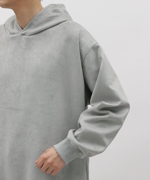 LAKOLE（ラコレ）の「スエードプルパーカー / 969938（パーカー・メンズ・ベージュ/グレー/ピンク/パープル・X-LARGE/SMALL/MEDIUM/LARGE）」の13枚目の写真