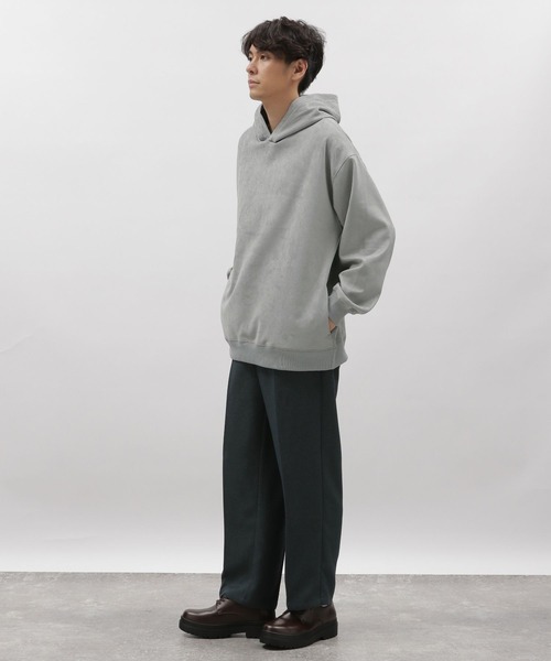 LAKOLE（ラコレ）の「スエードプルパーカー / 969938（パーカー・メンズ・ベージュ/グレー/ピンク/パープル・X-LARGE/SMALL/MEDIUM/LARGE）」の5枚目の写真