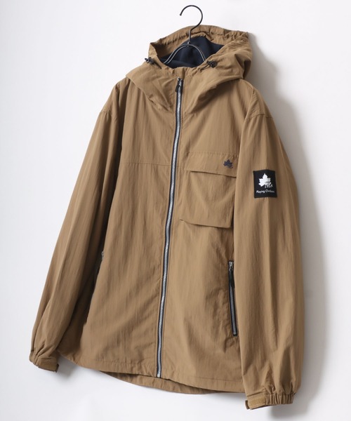 LOGOS(ロゴス)の「LOGOS/ロゴス Mountain Parka/撥水 裏トリコット マウンテンパーカー/ナイロンジャケット/レディース メンズ(マウンテンパーカー・メンズ・ベージュ系その他/カーキ/ブラック/ベージュ/ネイビー・M/L/LL)」の7枚目の写真