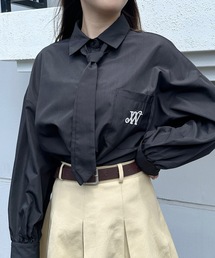 one way | ワンポイント刺繍ビッグシャツ(シャツ/ブラウス)