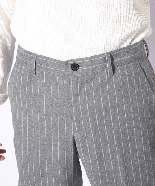MARNI チョークストライプ スラックス Marni ストライプ パンツ | ブラック | FARFETCH JP