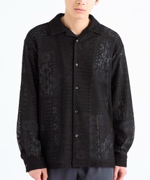 STUDIOUS | パッチワークレースL/Sシャツ(シャツ/ブラウス)