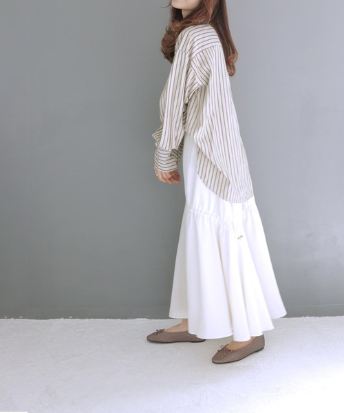 SOROTTO（ソロット）の「ふかふかインソール/ソフトスクエアトゥのぺたんこフラットバレエシューズ（バレエシューズ・レディース・ブラック/マルチ/ゴールド/シルバー・23.5cm/25.0cm/24.0cm/25.5cm/22.5cm/23.0cm/22.0cm/24.5cm）」の11枚目の写真