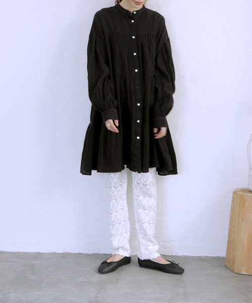 SOROTTO（ソロット）の「ふかふかインソール/ソフトスクエアトゥのぺたんこフラットバレエシューズ（バレエシューズ・レディース・ブラック/マルチ/ゴールド/シルバー・23.5cm/25.0cm/24.0cm/25.5cm/22.5cm/23.0cm/22.0cm/24.5cm）」の9枚目の写真