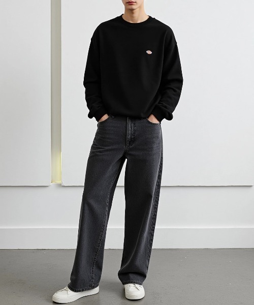 セール】Dickies/ディッキーズ 別注 オーバーサイズ 裏起毛 ミニロゴ