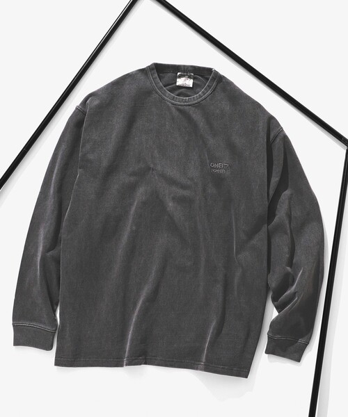 BEAMS T(ビームスティー)の「ONEITA / Pigment Dye Long Sleeve T-shirt(Tシャツ/カットソー・メンズ・ネイビー/ブラック・L/M/S/XL)」の11枚目の写真