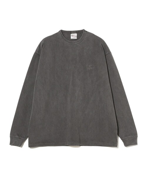BEAMS T(ビームスティー)の「ONEITA / Pigment Dye Long Sleeve T-shirt(Tシャツ/カットソー・メンズ・ネイビー/ブラック・L/M/S/XL)」の13枚目の写真