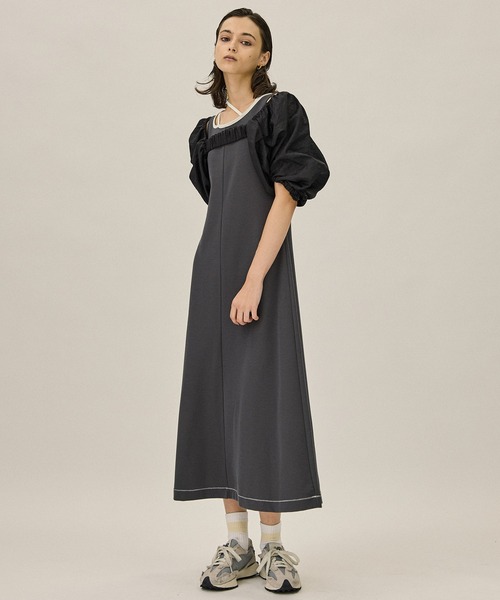 【美品】PUBLIC TOKYO ボレロセットミラノリブワンピース PUBLIC TOKYO（パブリックトウキョウ）の「ボレロセット