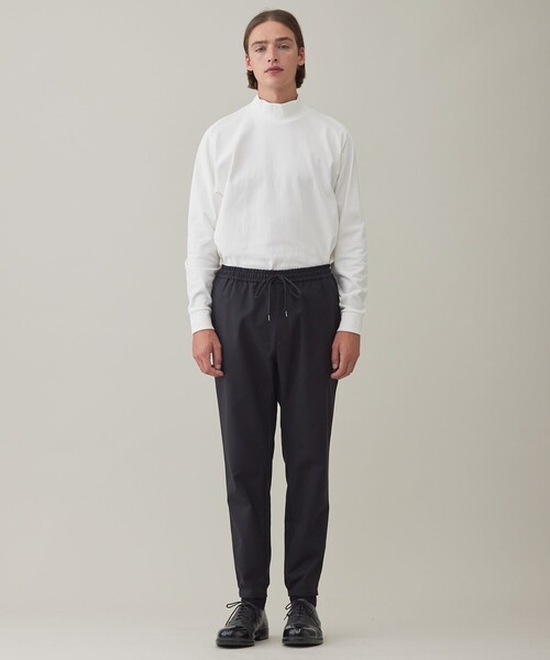 UNFILO(アンフィーロ)の「コットン モックネックTEE(Tシャツ/カットソー・メンズ・ホワイト系/ワイン系/ネイビー系・SMALL/MEDIUM/LARGE/X-LARGE)」の4枚目の写真