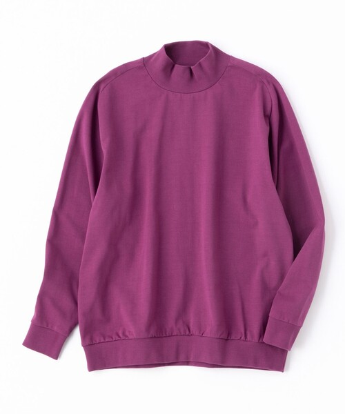 UNFILO(アンフィーロ)の「コットン モックネックTEE(Tシャツ/カットソー・メンズ・ホワイト系/ワイン系/ネイビー系・SMALL/MEDIUM/LARGE/X-LARGE)」の15枚目の写真