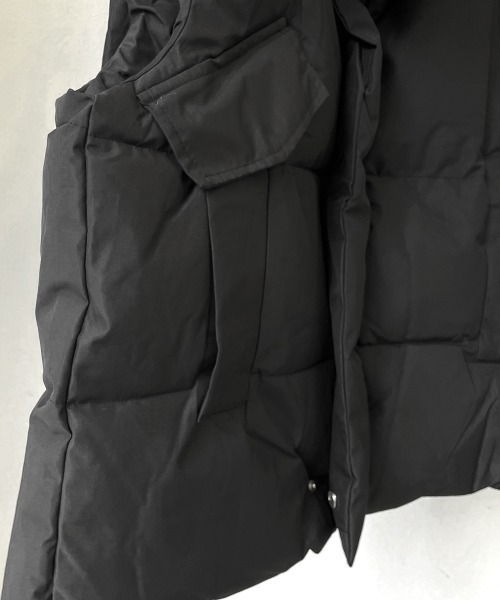 SEN TOKYO（セントーキョー）の「スタイリッシュでラフな美シルエット。スタンドカラー ボリュームエコダウンベスト（ダウンベスト・レディース・アイボリー/ブラック・L/M/S）」の14枚目の写真