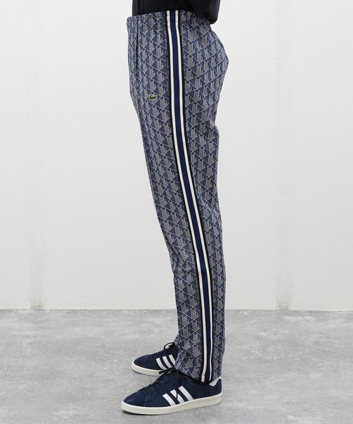 LACOSTE（ラコステ）の「【LACOSTE / ラコステ】サイドテーピング モノグラムジャカード トラックパンツ（その他パンツ・メンズ・ネイビー/グリーン・4/3）」の5枚目の写真