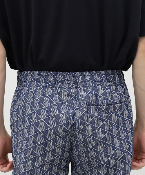 LACOSTE（ラコステ）の「【LACOSTE / ラコステ】サイドテーピング モノグラムジャカード トラックパンツ（その他パンツ・メンズ・ネイビー/グリーン・4/3）」の8枚目の写真