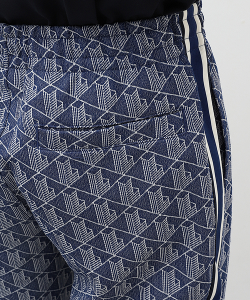 LACOSTE（ラコステ）の「【LACOSTE / ラコステ】サイドテーピング モノグラムジャカード トラックパンツ（その他パンツ・メンズ・ネイビー/グリーン・4/3）」の10枚目の写真