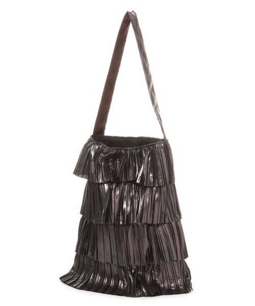 LEPSIM（レプシィム）の「【Casselini／キャセリーニ】メタリックプリーツトート　967747（トートバッグ・レディース・ゴールド/ブラック/シルバー・ONE SIZE）」の5枚目の写真