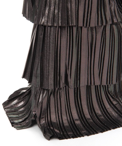 LEPSIM（レプシィム）の「【Casselini／キャセリーニ】メタリックプリーツトート　967747（トートバッグ・レディース・ゴールド/ブラック/シルバー・ONE SIZE）」の8枚目の写真