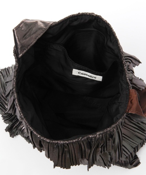 LEPSIM（レプシィム）の「【Casselini／キャセリーニ】メタリックプリーツトート　967747（トートバッグ・レディース・ゴールド/ブラック/シルバー・ONE SIZE）」の9枚目の写真