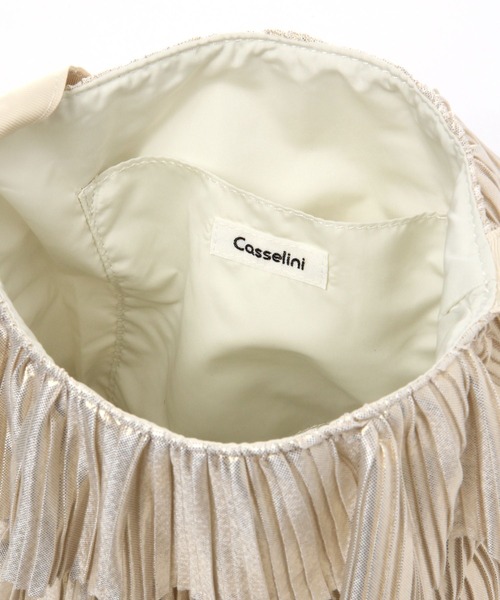 LEPSIM（レプシィム）の「【Casselini／キャセリーニ】メタリックプリーツトート　967747（トートバッグ・レディース・ゴールド/ブラック/シルバー・ONE SIZE）」の13枚目の写真