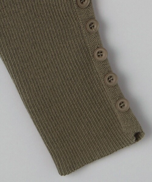 セール】ハイネック ボタン ニット/タートルネックニット（ニット