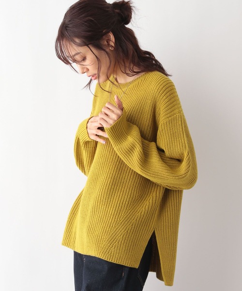 セール】毛玉になりにくいアゼプルオーバー/906697（ニット/セーター