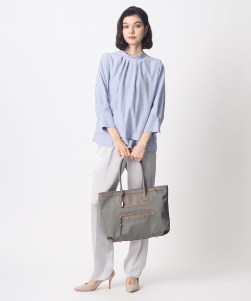 TOFF&LOADSTONE（トフアンドロードストーン）の「Key friends tote（キーフレンズトート）（トートバッグ・レディース・ライトグレー系9・00）」の11枚目の写真