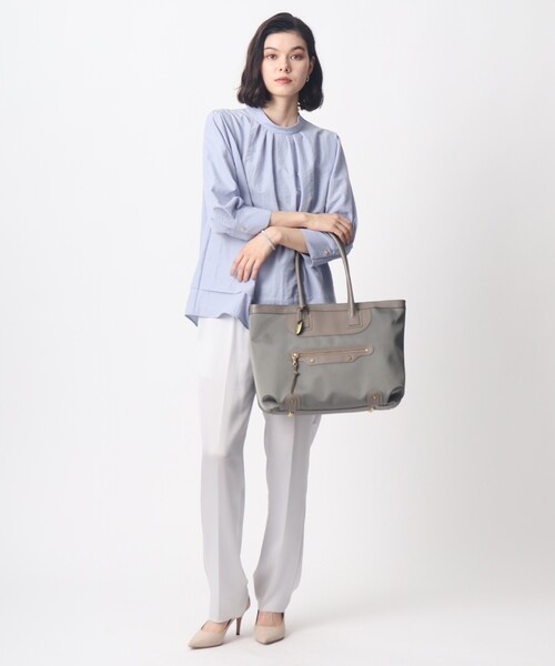 TOFF&LOADSTONE（トフアンドロードストーン）の「Key friends tote（キーフレンズトート）（トートバッグ・レディース・ライトグレー系9・00）」の13枚目の写真