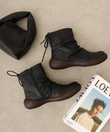 Re:getA（リゲッタ）の「サイドジップ付きミドルカットブーツ（ブーツ）」