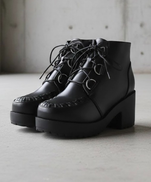LOVEHUNTER（ラブハンター）の「+8cm 大きいサイズ 軽量厚底 ハイヒールブーツ（ブーツ・メンズ・ホワイト/ブラック×ホワイト/ブラック×ブラック/ブラック系1/ブラック系2/ブラック系3・41/43/45）」の4枚目の写真