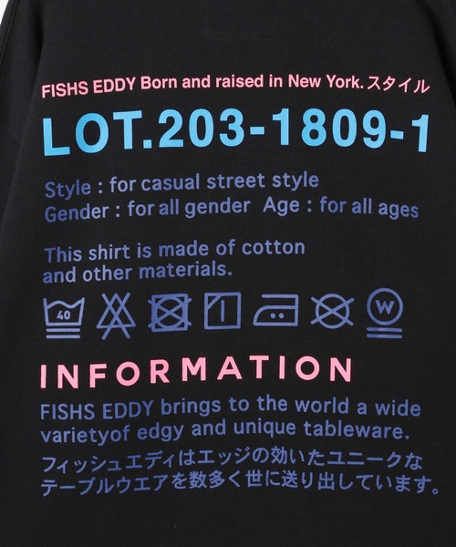 Fishs Eddy（フィッシュエディ）の「[Fishs Eddy(フィッシュエディ)]裏起毛スウェットプルオーバー【UNISEX】（スウェット・レディース・その他4/その他2/その他1/その他3・MEDIUM/LARGE）」の6枚目の写真