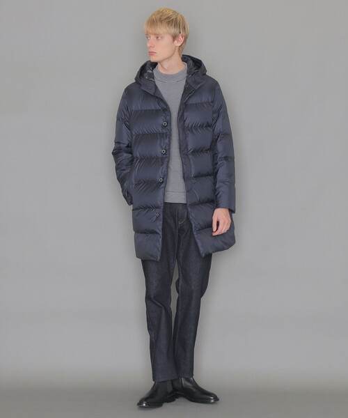 MACKINTOSH LONDON(マッキントッシュ ロンドン)の「ポリエステルタフタフーデットダウンアウター(ダウンジャケット/コート・メンズ・ブラック/ネイビー・38/42/40)」の5枚目の写真