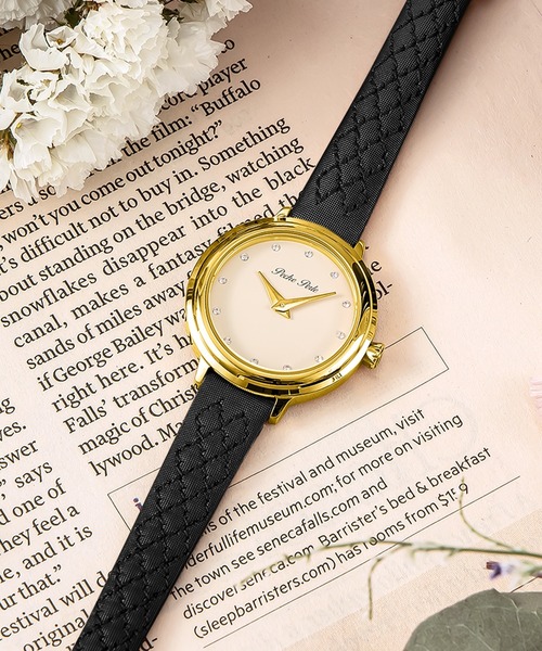 WORLD WIDE WATCH（ワールドワイドウォッチ）の「Peche Perle/ペシュペール Quilting Bijou Collection 腕時計 PEC-PP003001 レディース（アナログ腕時計・レディース・アイボリー・FREE）」の9枚目の写真