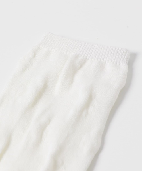 URBAN RESEARCH DOORS（アーバンリサーチドアーズ）の「フロート編みフラワーハイソックス(KIDS)（ソックス/靴下・キッズ・ホワイト系その他/ホワイト・19-21cm/16-18）」の6枚目の写真