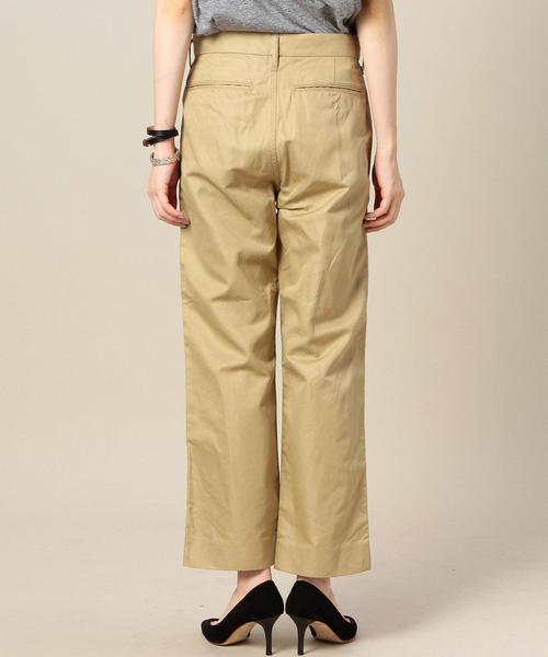 BEAUTY&YOUTH UNITED ARROWS(ビューティーアンドユースユナイテッドアローズ)の「BY AMERICANA クロップドチノパンツ: ◆(チノパンツ・レディース・ブラック/ベージュ・28/27)」の3枚目の写真