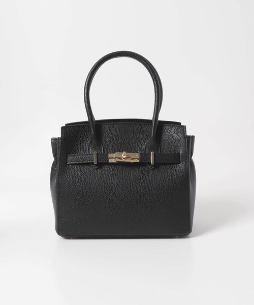 URBAN RESEARCH ROSSO WOMEN(アーバンリサーチ ロッソ)の「AULENTTI レザー2WAYBAG(ハンドバッグ・レディース・ベージュ系その他/ブラック・FREE)」の1枚目の写真