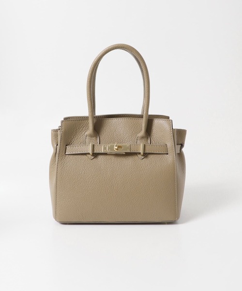 URBAN RESEARCH ROSSO WOMEN(アーバンリサーチ ロッソ)の「AULENTTI レザー2WAYBAG(ハンドバッグ・レディース・ベージュ系その他/ブラック・FREE)」の11枚目の写真