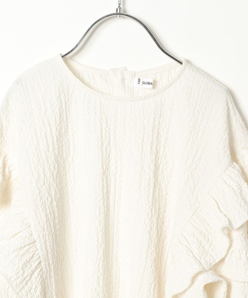 GLOBAL WORK(グローバルワーク)の「フリルブラウス長袖/996536(シャツ/ブラウス・キッズ・アイボリー・120cm/130cm/140cm/150cm/160cm/170cm)」の6枚目の写真