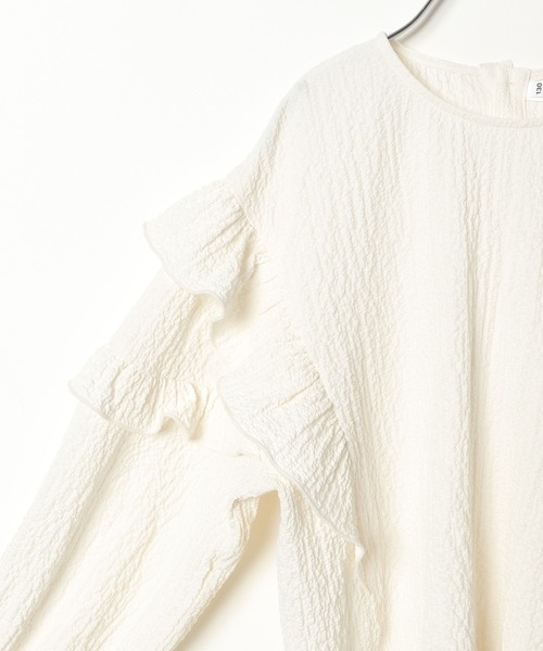 GLOBAL WORK(グローバルワーク)の「フリルブラウス長袖/996536(シャツ/ブラウス・キッズ・アイボリー・120cm/130cm/140cm/150cm/160cm/170cm)」の8枚目の写真