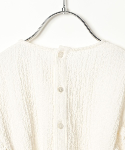 GLOBAL WORK(グローバルワーク)の「フリルブラウス長袖/996536(シャツ/ブラウス・キッズ・アイボリー・120cm/130cm/140cm/150cm/160cm/170cm)」の2枚目の写真