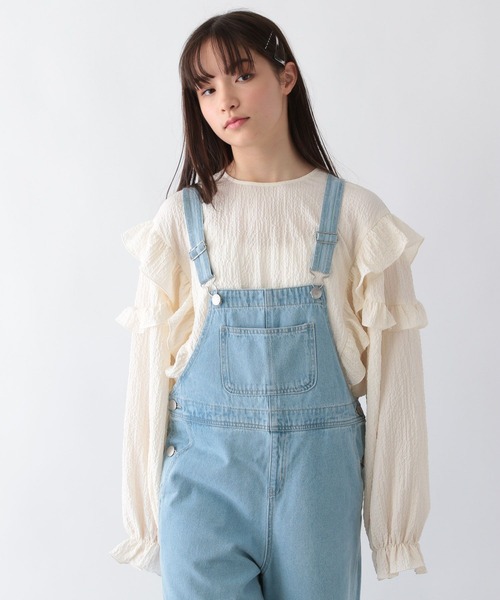 GLOBAL WORK(グローバルワーク)の「フリルブラウス長袖/996536(シャツ/ブラウス・キッズ・アイボリー・120cm/130cm/140cm/150cm/160cm/170cm)」の18枚目の写真