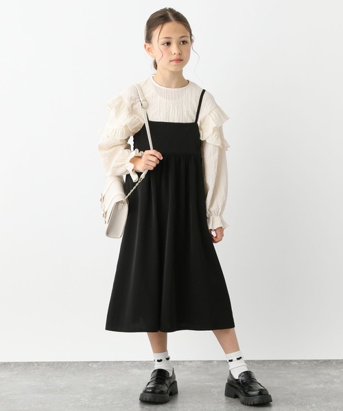 GLOBAL WORK(グローバルワーク)の「フリルブラウス長袖/996536(シャツ/ブラウス・キッズ・アイボリー・120cm/130cm/140cm/150cm/160cm/170cm)」の21枚目の写真