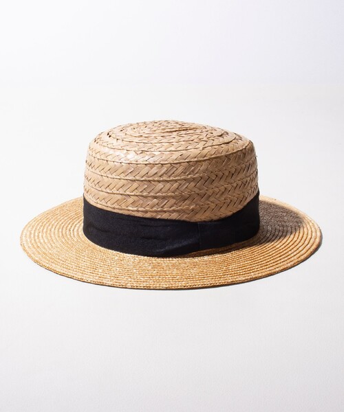 GLOSTER（グロスター）の「【限定展開】【GLOSTER/グロスター】SWICH BOATHER HAT ハット 麦わら カンカン帽（ハット・メンズ・ベージュ系その他/ベージュ系その他2/ベージュ系その他3・FREE）」の2枚目の写真