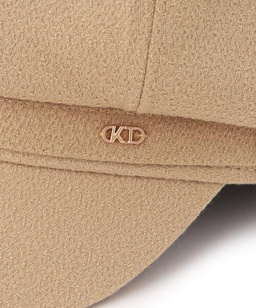 GRANDEDGE（グランドエッジ）の「梨地キャスケット（キャスケット・レディース・ブラック/ベージュ/アイボリー・99）」の11枚目の写真