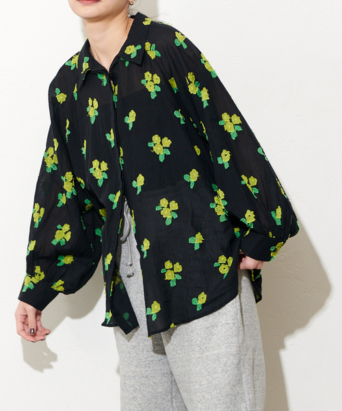 mii（ミー）の「【Mii / ミイ】 HAND WOVEN TUNIC：チュニックシャツ