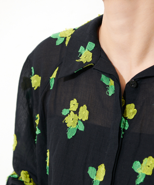 mii（ミー）の「【Mii / ミイ】 HAND WOVEN TUNIC：チュニックシャツ