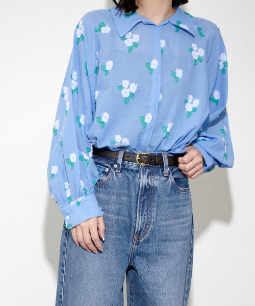 【Mii / ミイ】 HAND WOVEN TUNIC：チュニックシャツ mii（ミー）の「【Mii / ミイ】 HAND WOVEN TUNIC：チュニックシャツ