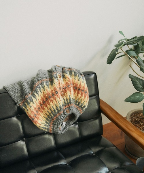 PAR ICI（パーリッシィ）の「【WEB別注】ネパール手編み 求心ジャ