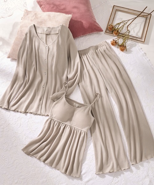 YU'NOW（ユナウ）の「【綿混ワッフル素材♪】カップ付ワッフル