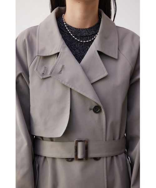❤️新品未使用❤️moussy マウジー　チェック柄トレンチコート moussy - moussy トレンチコート チェック柄 週末限定値下げの